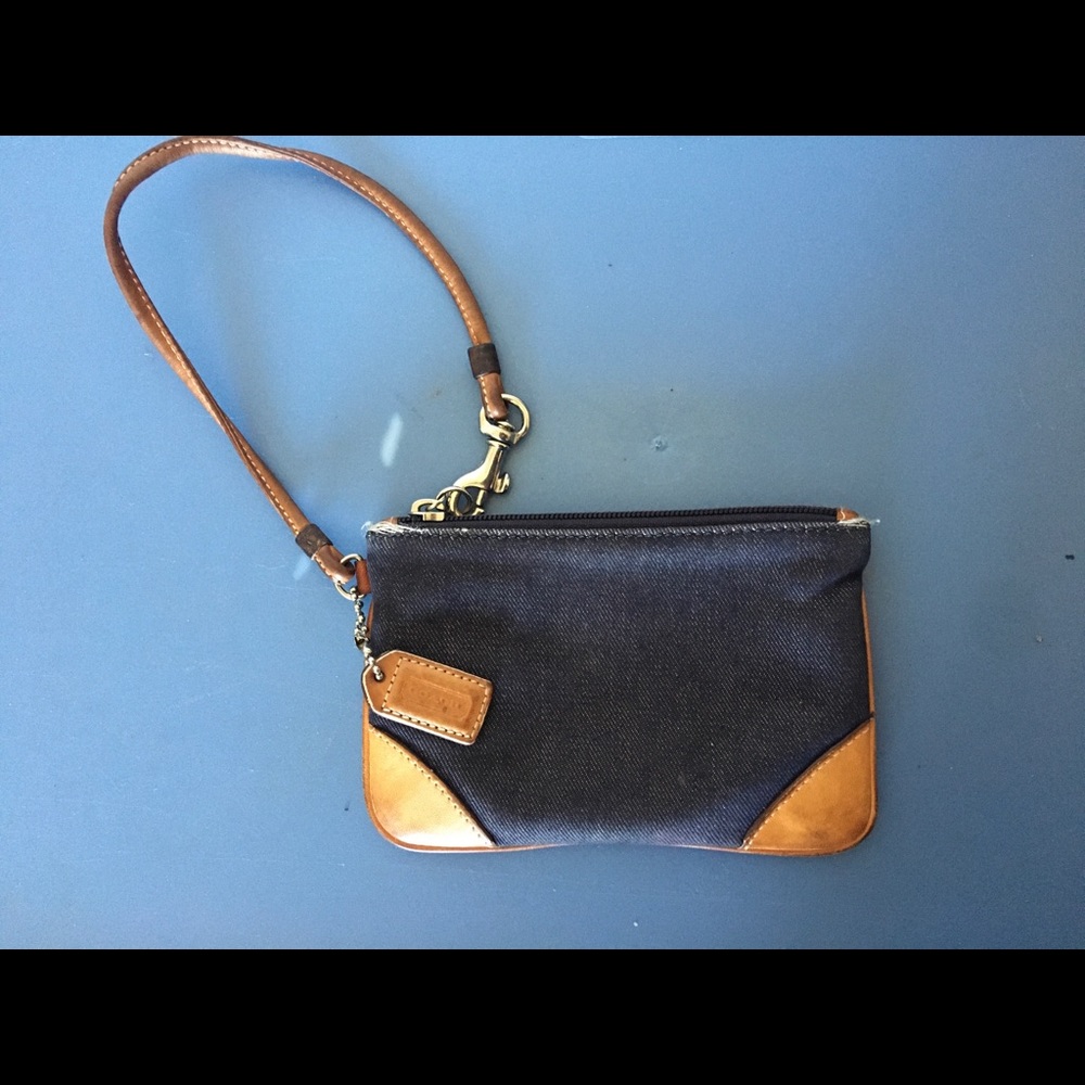 Coach zip coin small wallet